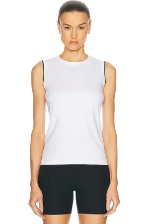 Varley Arton Performance Tank Top in White