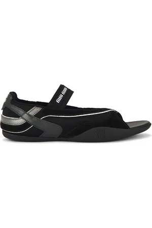 Miu Miu Sneaker Sandal in Black