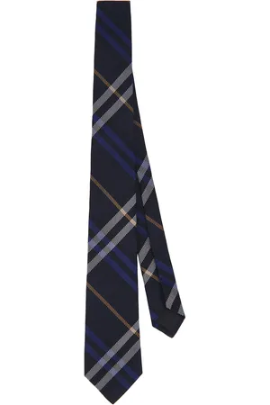 Burberry Check Tie in Black