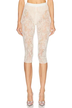 MARIANNA SENCHINA Decadence Biker Short in Ivory