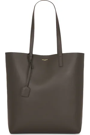 Saint Laurent North South Shopping Bag in Brown