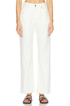 NILI LOTAN Calla Straight Leg in White