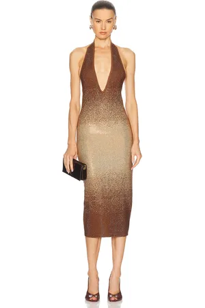 Retrofete Aviana Dress in Brown
