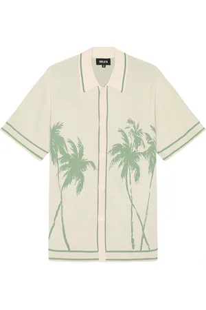 SER.O.YA Julian Knit Button Down in Beige