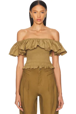 RONNY KOBO Dira Top in Olive