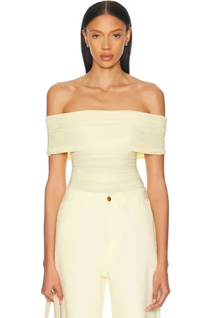 RONNY KOBO Blanchet Top in Yellow