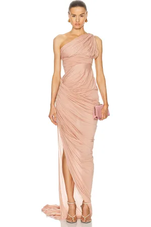 Rick Owens Lido Draped Gown in Pink