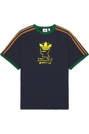 adidas X Brain Dead Logo Tee in Black