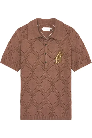 HONOR THE GIFT Diamond Knit Polo in