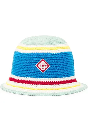 Casablanca Crochet Bucket Hat in Multi
