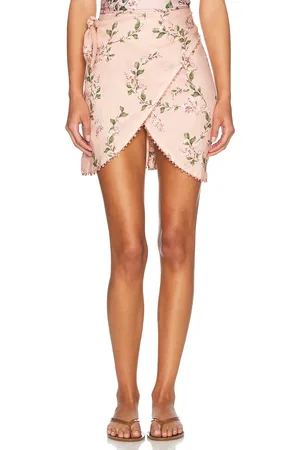 Agua by Agua Bendita Agustina Wisteria Mini Pareo in Pink