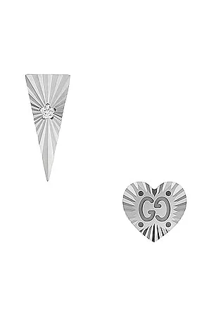 Kiko Kostadinov: Silver Polygon Earrings