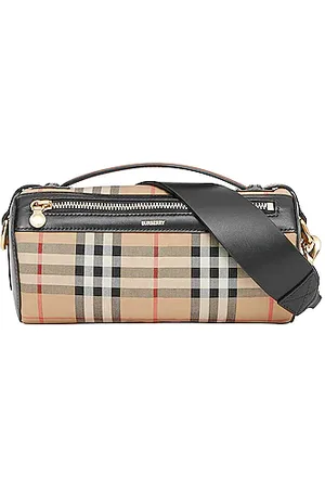 Burberry Floral Check Print Leather Coin Case - Farfetch