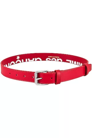 Supreme Repeat Red Leather Belt - Farfetch