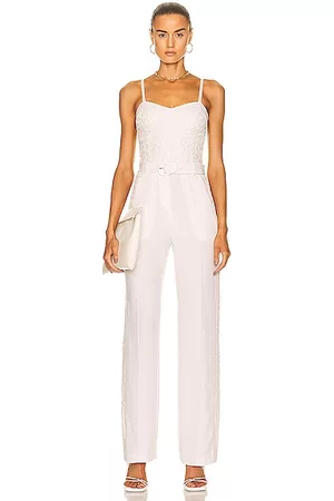 Jonathan Simkhai Zaid Jumpsuit in Ivory