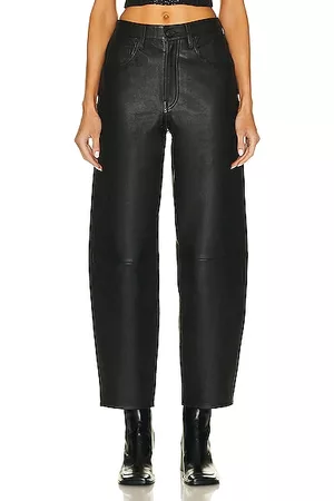 Leather trousers  Black  Ladies  HM IN