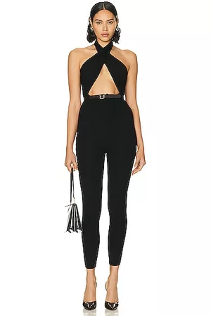Zeynep Arcay Cut Out Halter Catsuit in
