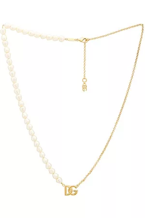 Missoma Chubby Pearl Initial Pendant Necklace