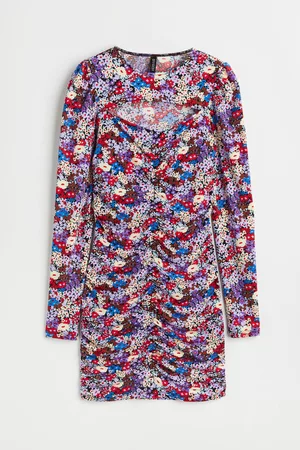 H&M Gathered cut-out dress
