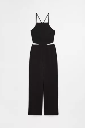 H&M Cut-out jumpsuit - Black
