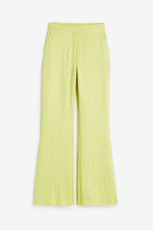 H&M Flared viscose trousers