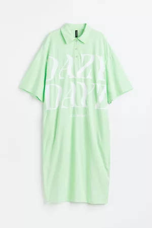 H&M Oversized polo shirt dress