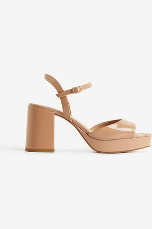 H and discount m platform sandals