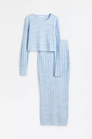 H&M MAMA 2-piece rib-knit set