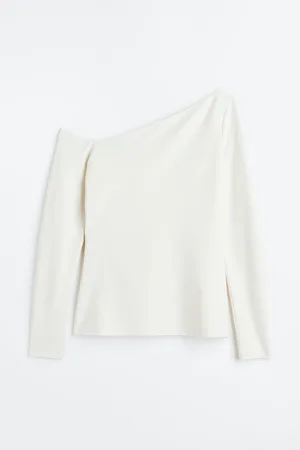 H and m one shoulder outlet top