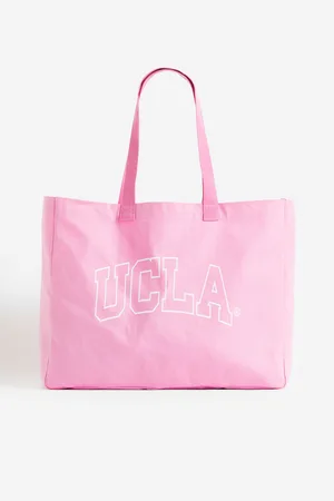 Printed Canvas Tote Bag - Light pink/UCLA - Ladies