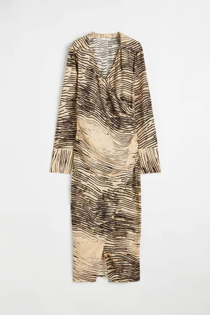 H&M Long wrapover dress