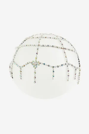 H&M Rhinestone-chain headpiece
