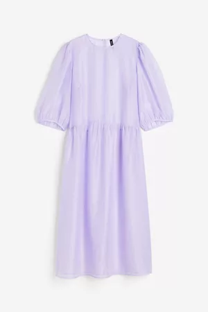 H&M Puff-sleeved organza dress