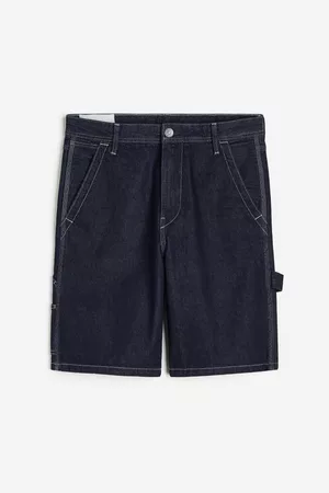 Louis Vuitton Monogram Bandana Baggy Fit Denim Shorts Indigo/White for Men