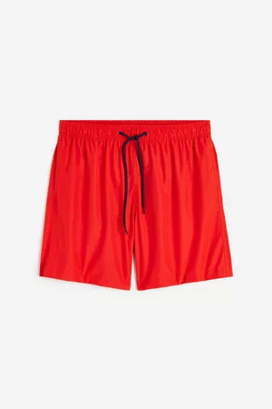H&M Men Swim Shorts - Swim shorts - Red