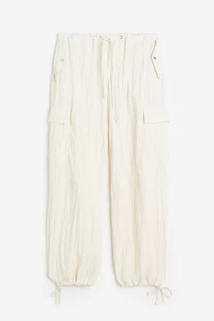 H&M Drawstring-detail cargo trousers