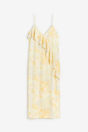 H&M Flounce-detail slip dress