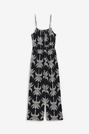 H&M Women Jumpsuits - Smock-waisted jumpsuit - Black
