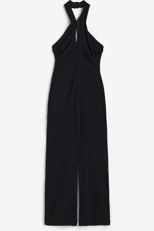 H and m outlet black overalls