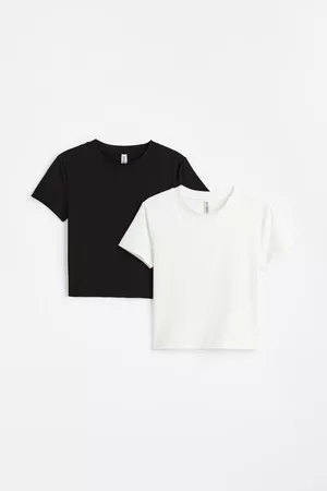 H&M 2-pack cropped T-shirts