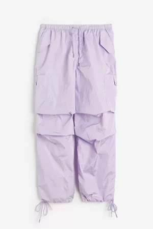 H&M Women Trousers - Nylon parachute trousers