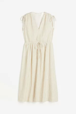 H&M Women Sleeveless Dresses - Drawstring-detail dress