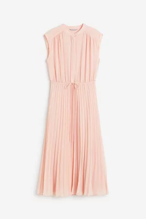 H&M Women Sleeveless Dresses - Pleated chiffon dress