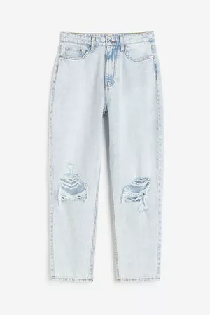 MAMA Mom Loose Ankle Jeans