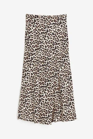 H&M Patterned crêpe skirt