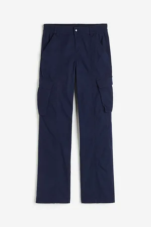 Buy Mens Blue Cargo Trousers for Men Blue Online at Bewakoof