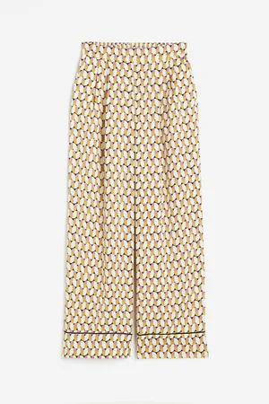 H&M Wide satin trousers