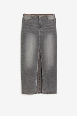 Reclaimed Vintage inspired y2k cargo maxi skirt in washed grey  ASOS
