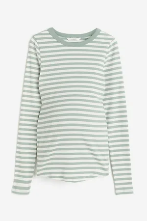 H&M MAMA Ribbed jersey top