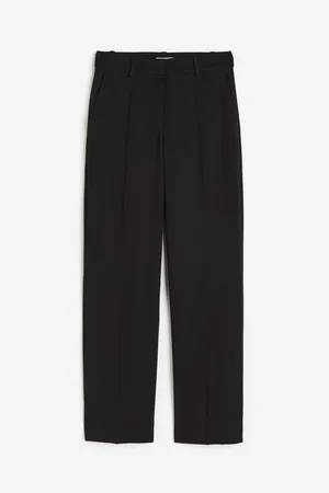 Buy HM Women Black Trousers  Trousers for Women 10431684  Myntra